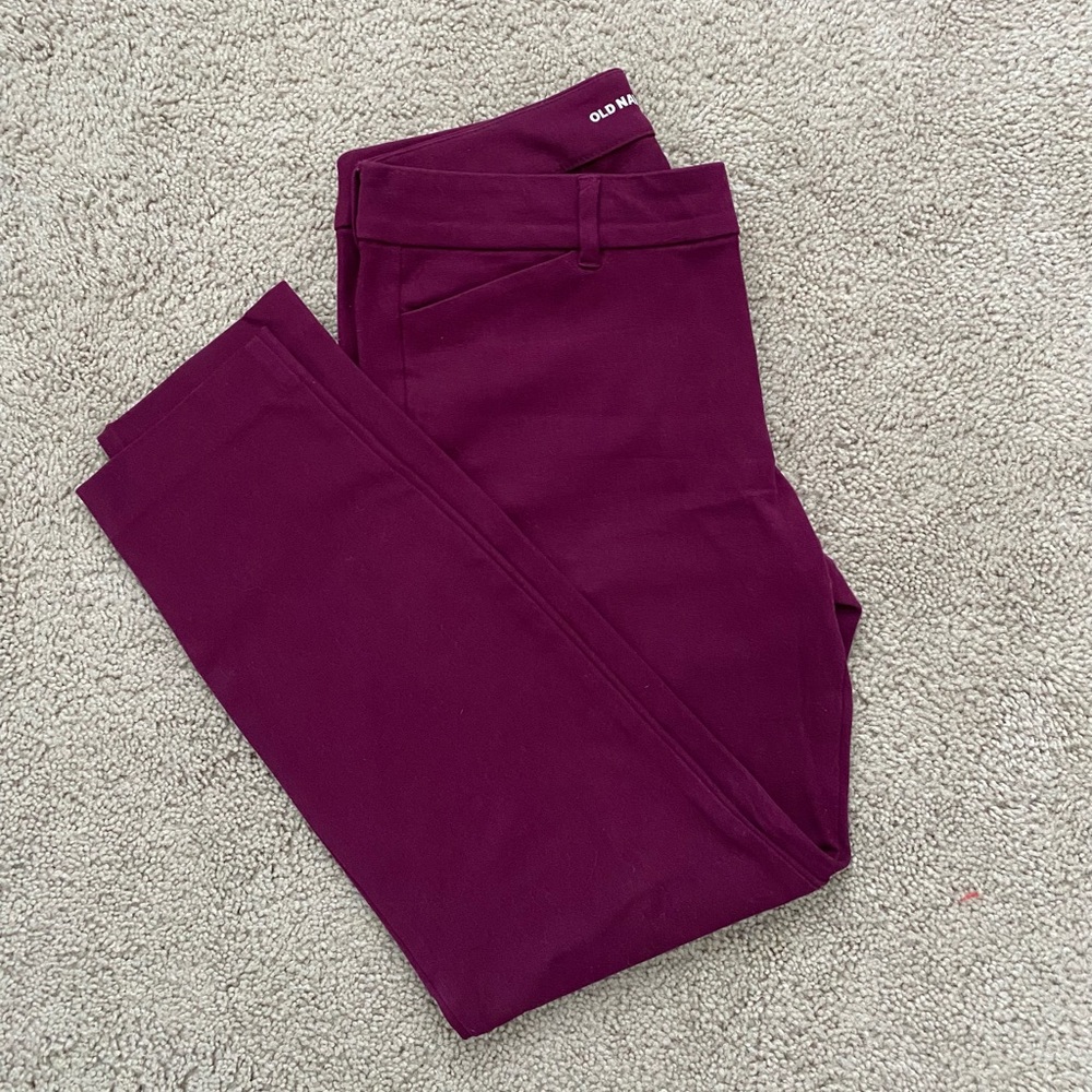Plum Pixie Mid-Rise Ankle Pant